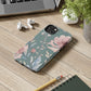 Green Fall floral Tough Phone Cases
