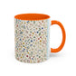 Fall Floral, Yellow Accent Coffee Mug (11, 15oz)