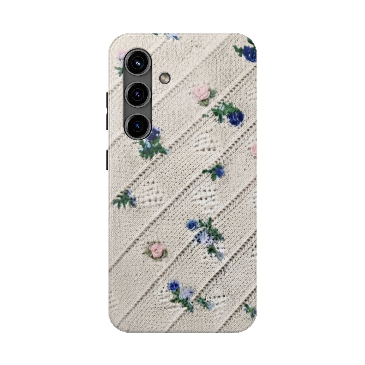 Tough Phone Cases, Fabric Like, Grandmillenial, Floral