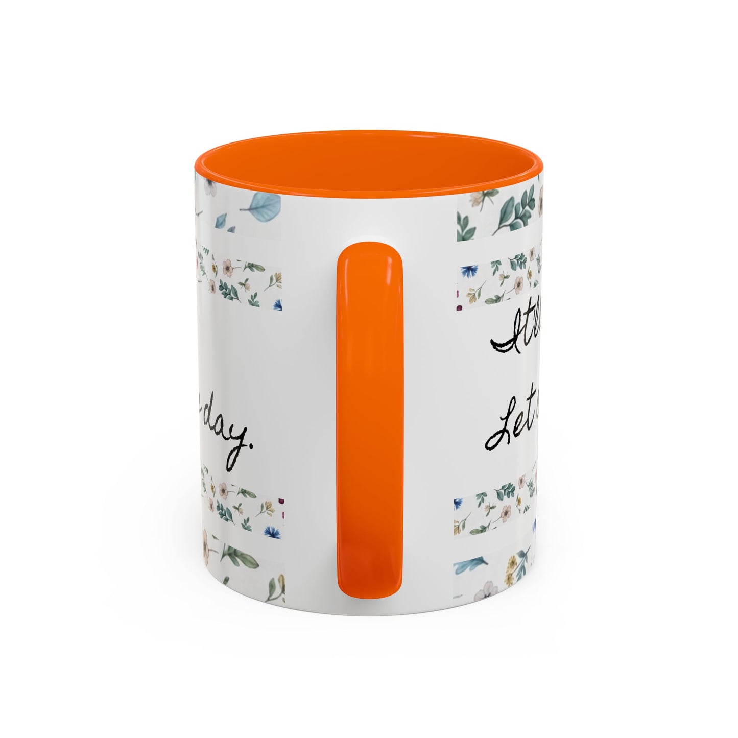 "It's okay, Let Coffee & Prayer Fuel the day." Accent Coffee Mug (11, 15oz)
