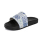 Blue Mosaic Tile Slide Sandals — Women's Pool & Casual Beach Slides