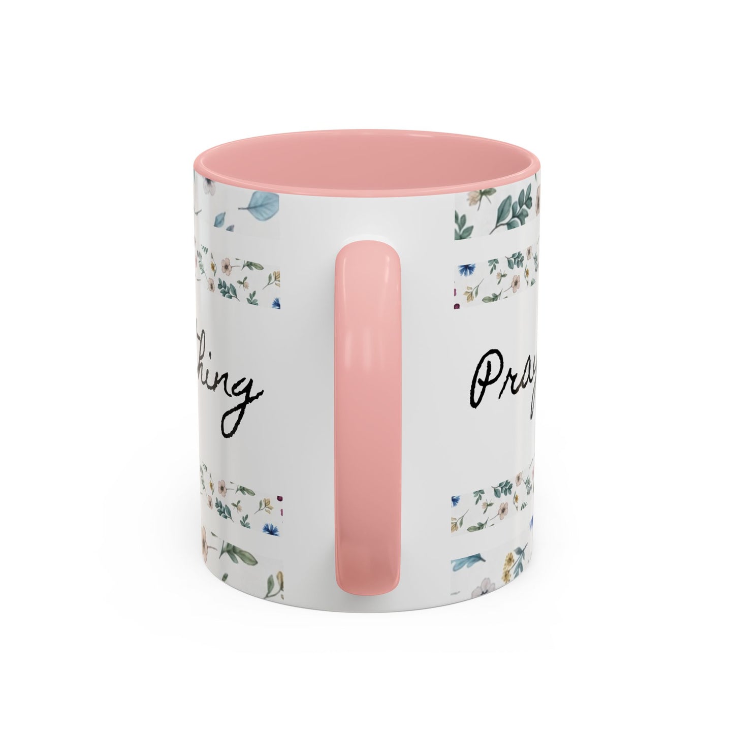 Prayer Changes Everything Accent Coffee Mug (11, 15oz)