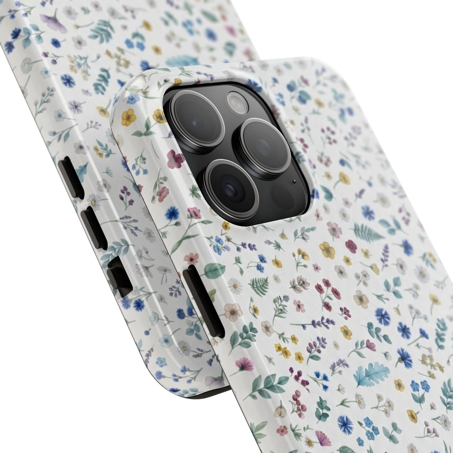 White Floral, Tough Phone Cases, Floral, Fall
