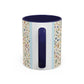 Fall Floral, Yellow Accent Coffee Mug (11, 15oz)