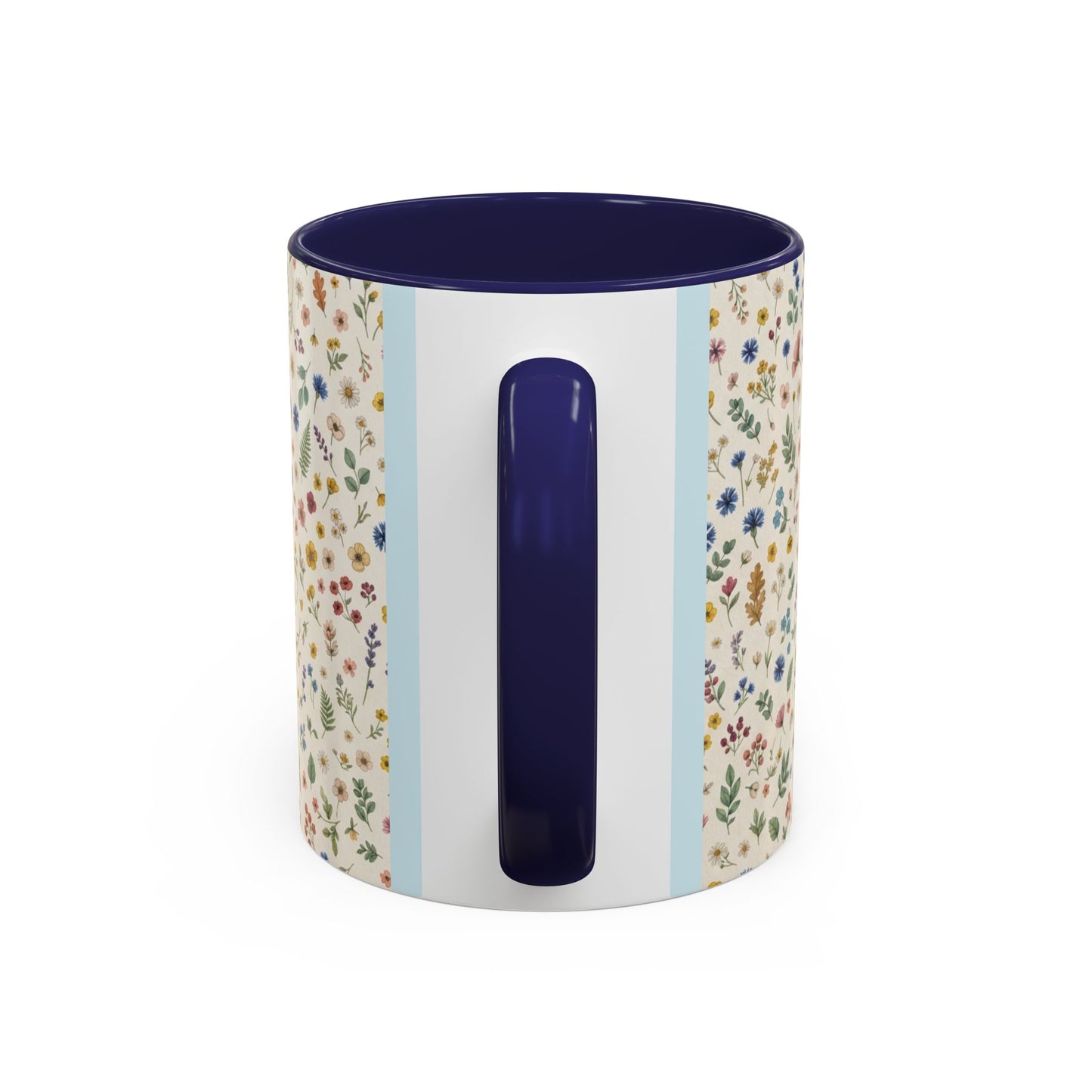 Fall Floral, Yellow Accent Coffee Mug (11, 15oz)