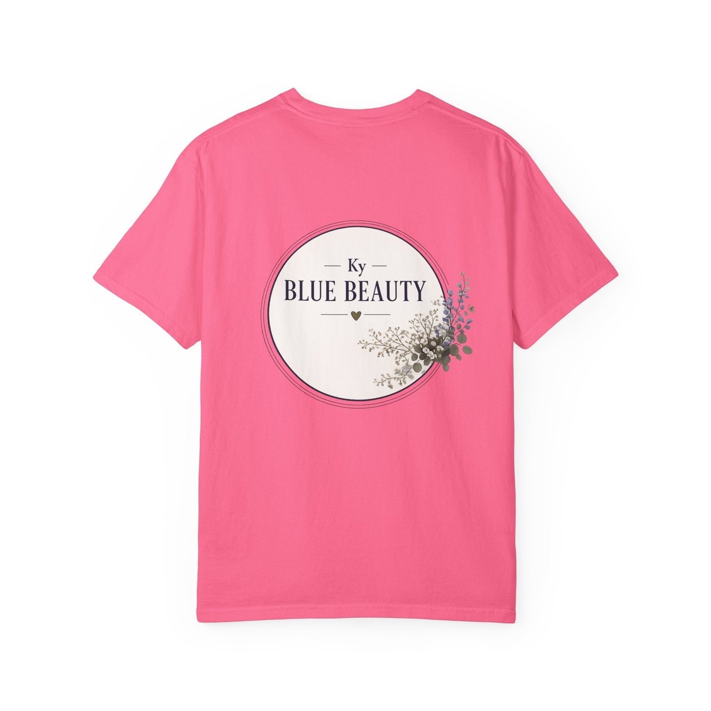 T-Shirt — 'Ky Blue Beauty' Vintage Botanical Tee