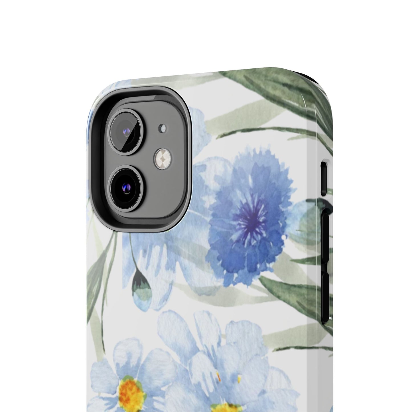 Blue Floral Tough Phone Cases