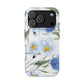 Blue Floral Tough Phone Cases