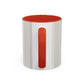Simple Coffee & Jesus Type of Morning, Faith Accent Coffee Mug (11, 15oz)