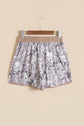 Camo Drawstring High Waist Active Shorts