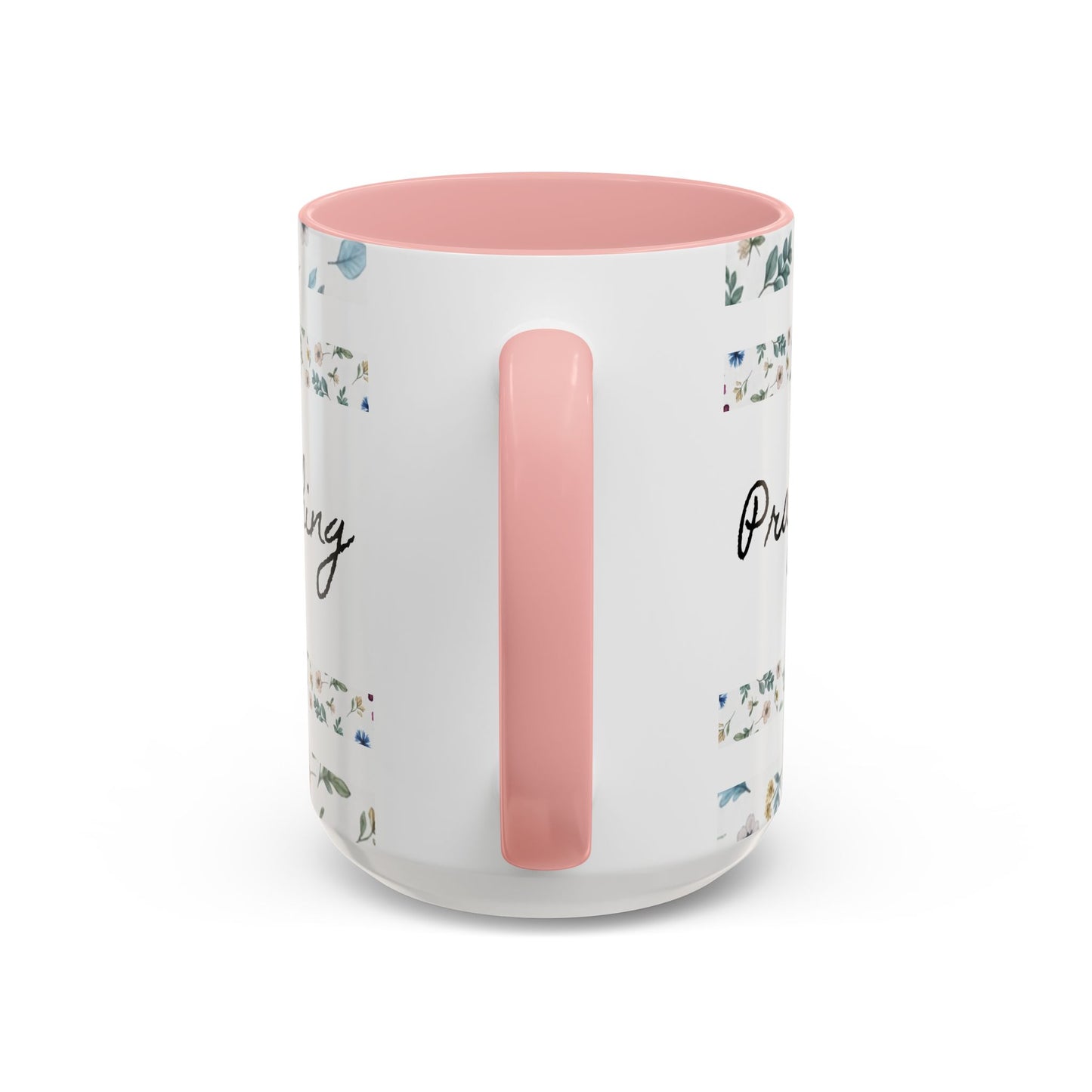 Prayer Changes Everything Accent Coffee Mug (11, 15oz)