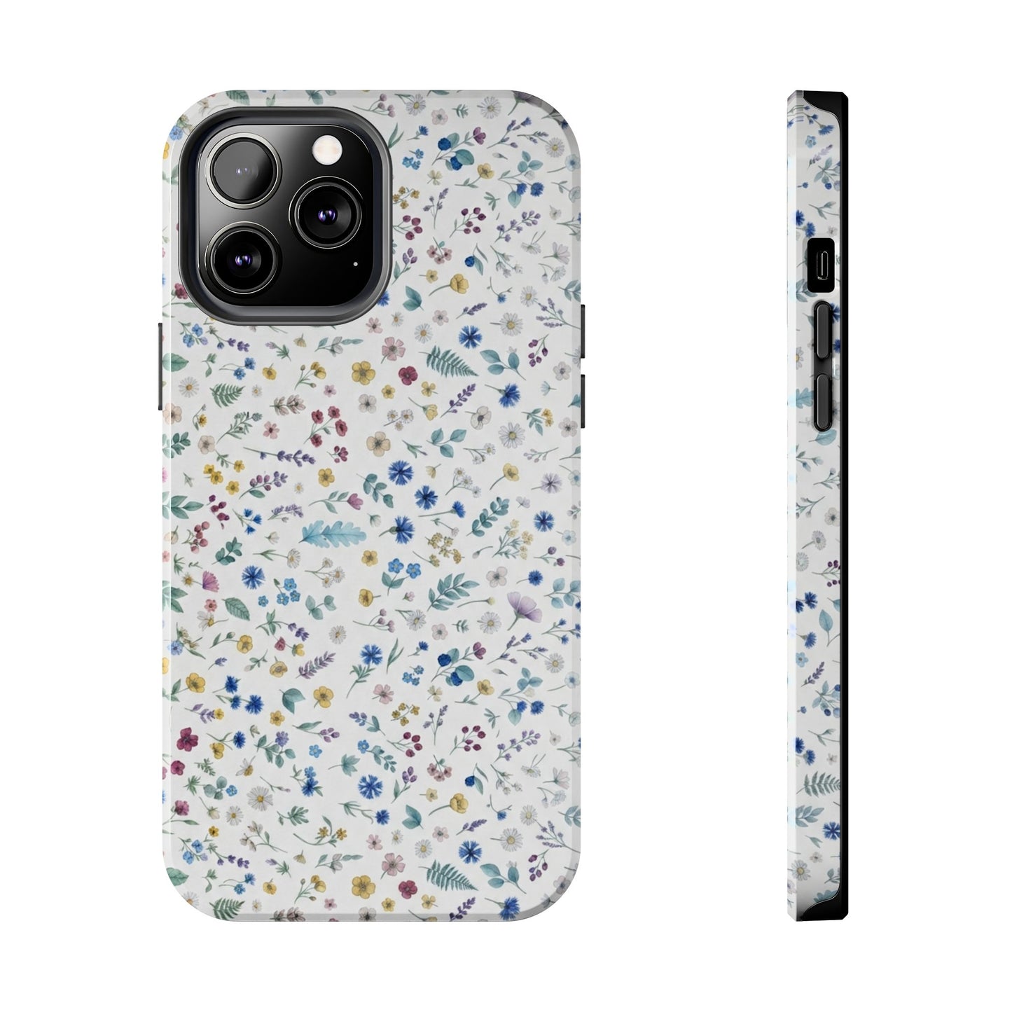 White Floral, Tough Phone Cases, Floral, Fall