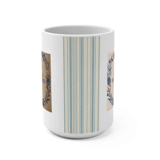 Faith & Fatherhood, Dad Appreciation, Baptism Gift, Mug 15oz