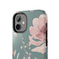 Green Fall floral Tough Phone Cases
