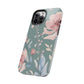 Green Fall floral Tough Phone Cases
