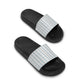 Women's Plaid Slide Sandals - Light Blue Check Summer Slides