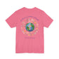 Dark Blue- It’s Just Earth, Chill Out, Romans 12:2  Jersey Short Sleeve Tee