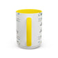 "It's okay, Let Coffee & Prayer Fuel the day." Accent Coffee Mug (11, 15oz)