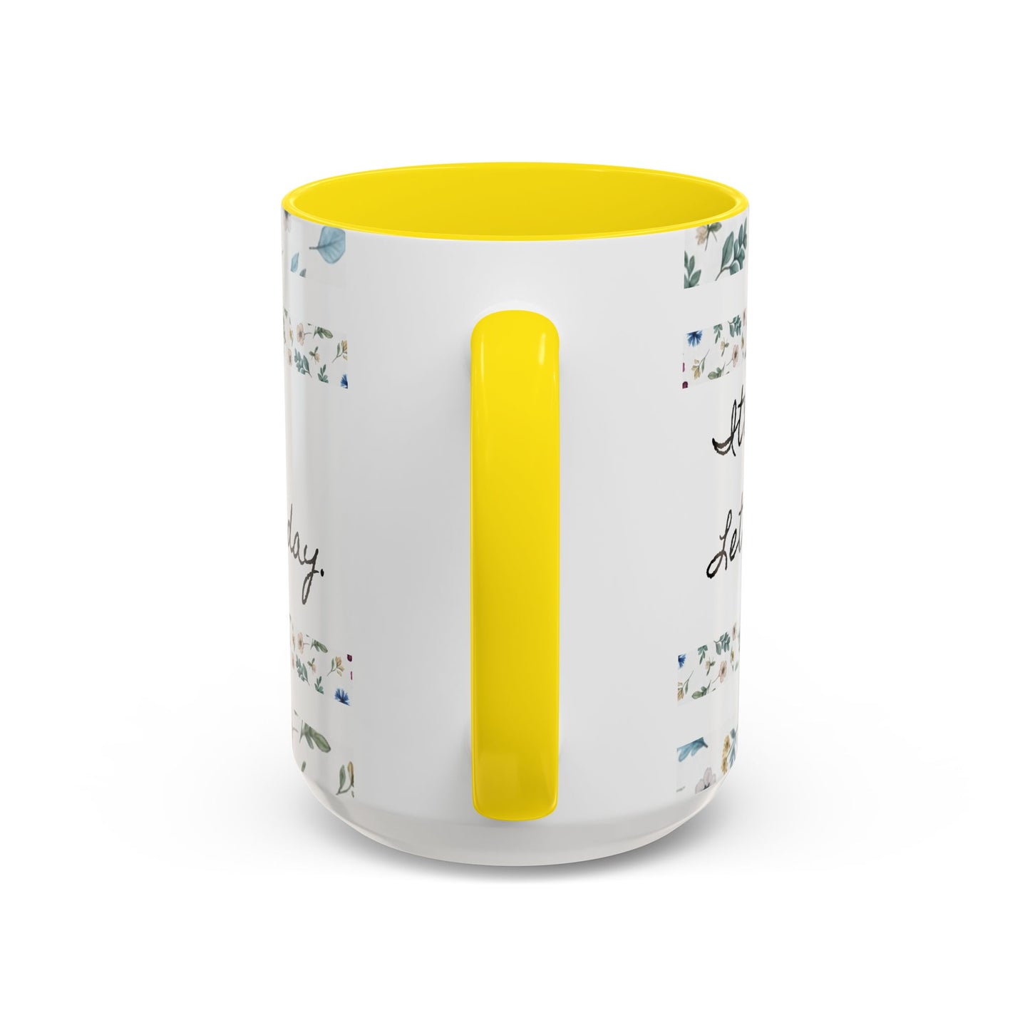 "It's okay, Let Coffee & Prayer Fuel the day." Accent Coffee Mug (11, 15oz)