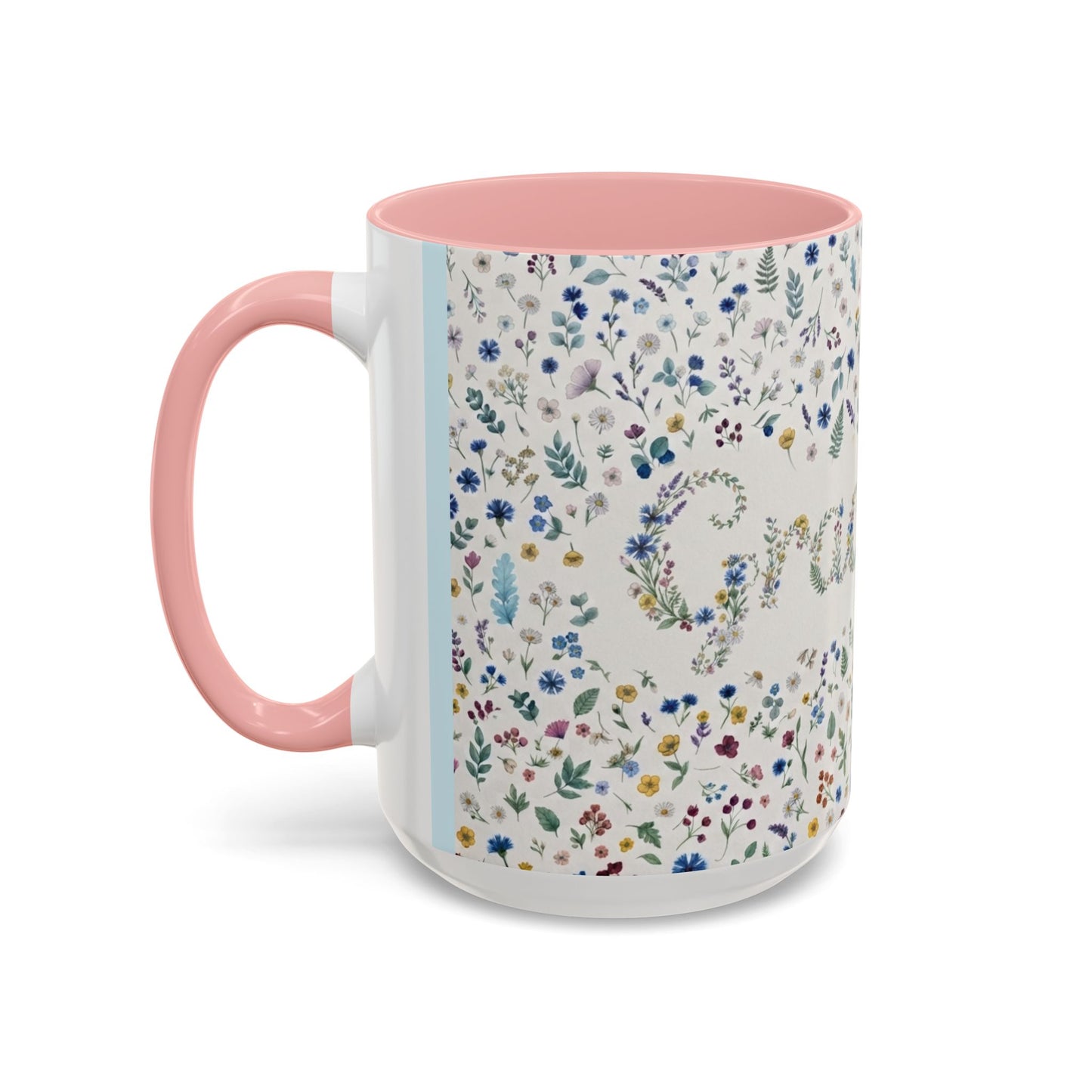 Grace Led Floral, Faith, Coffee Mug (11, 15oz)
