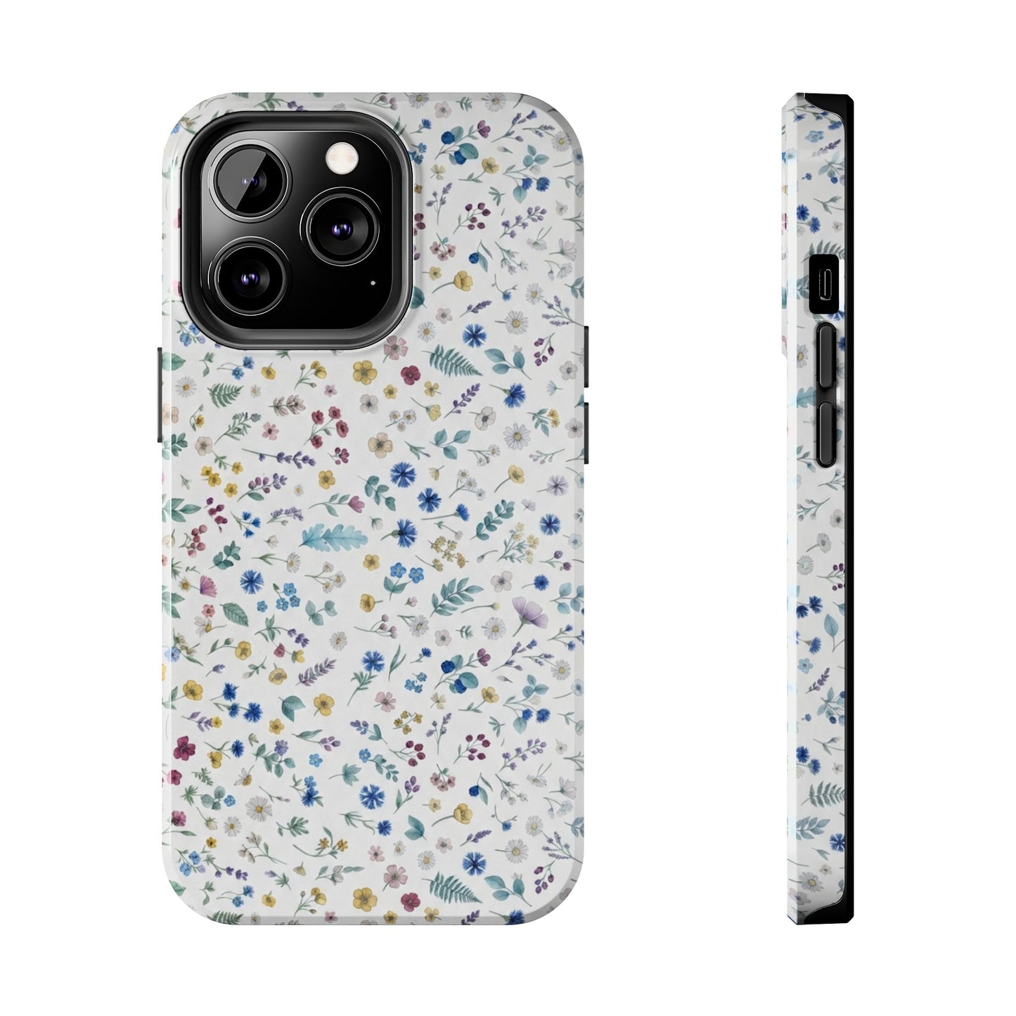White Floral, Tough Phone Cases, Floral, Fall