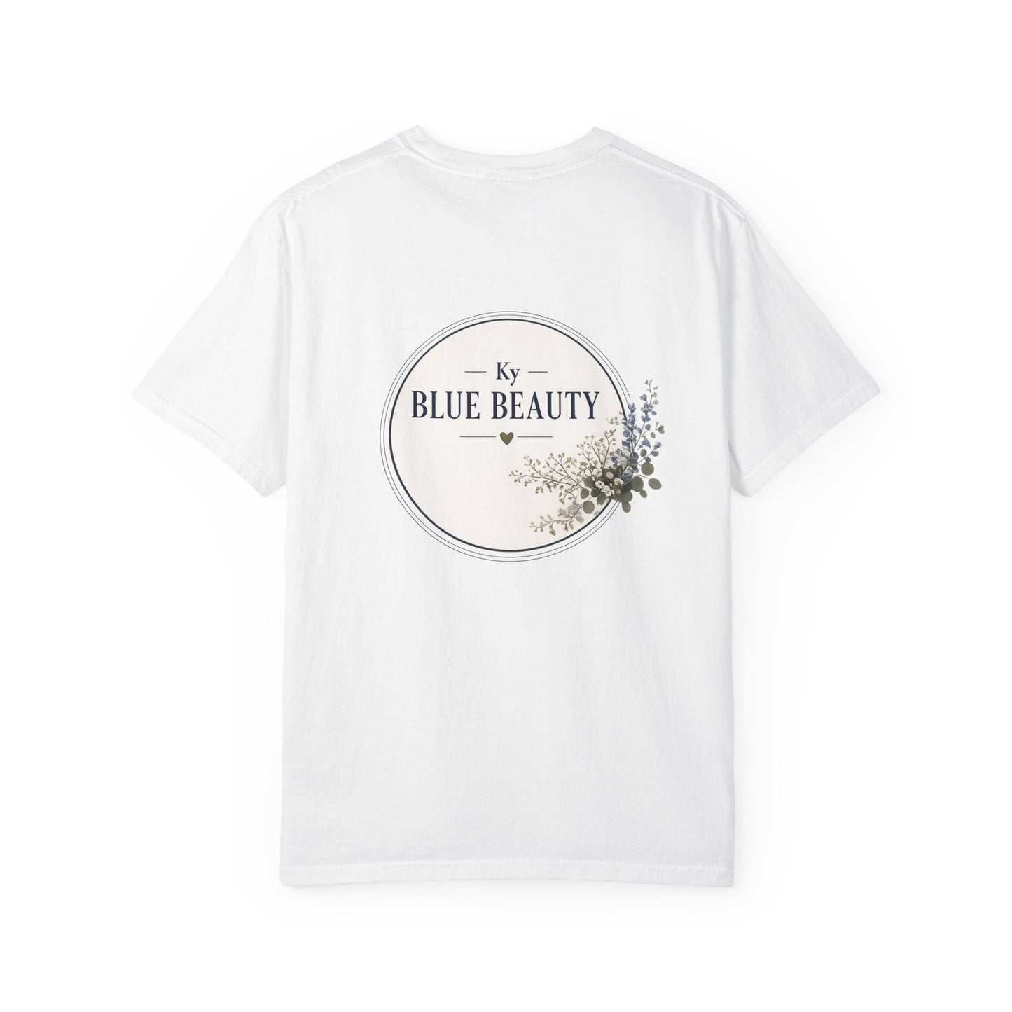 T-Shirt — 'Ky Blue Beauty' Vintage Botanical Tee