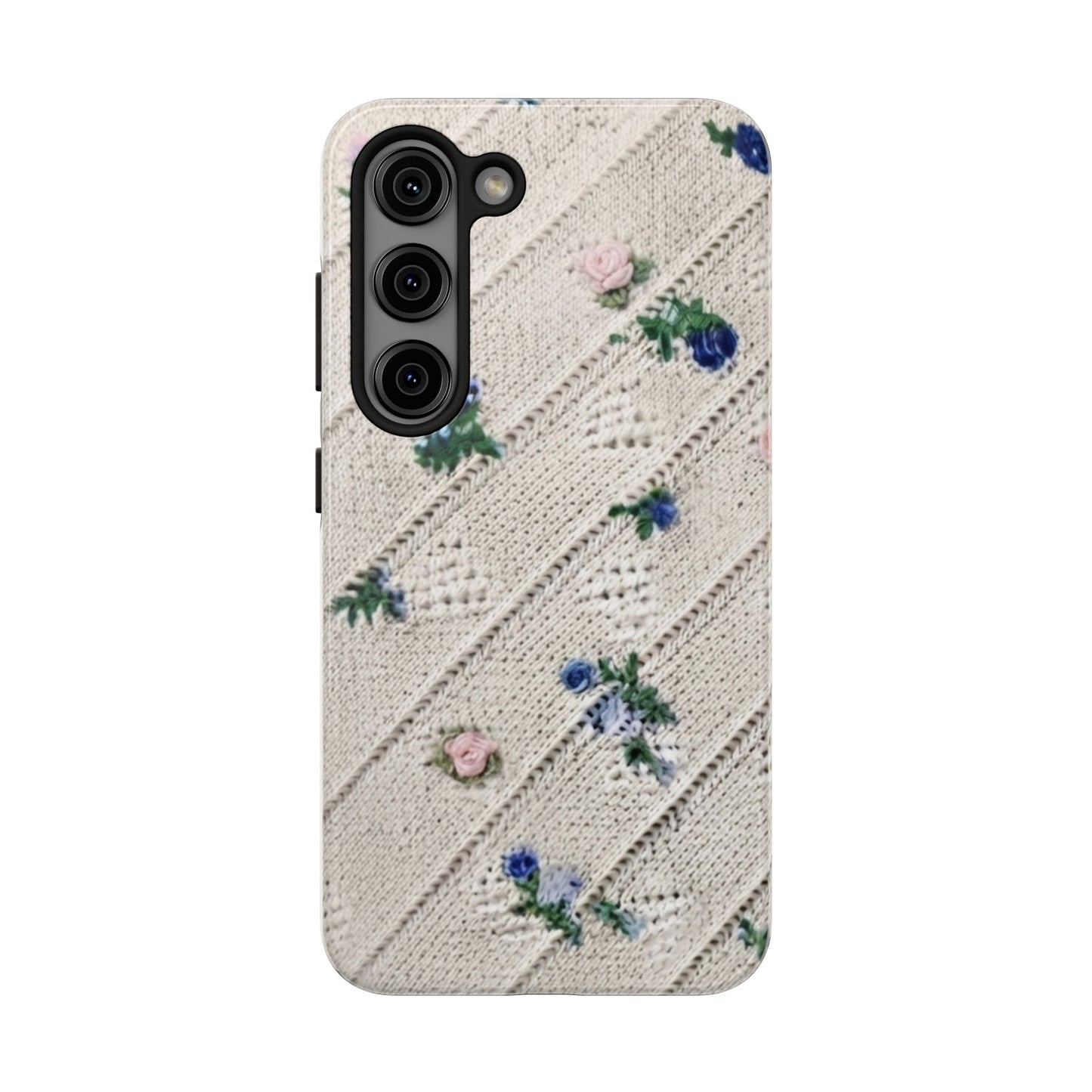 Tough Phone Cases, Fabric Like, Grandmillenial, Floral
