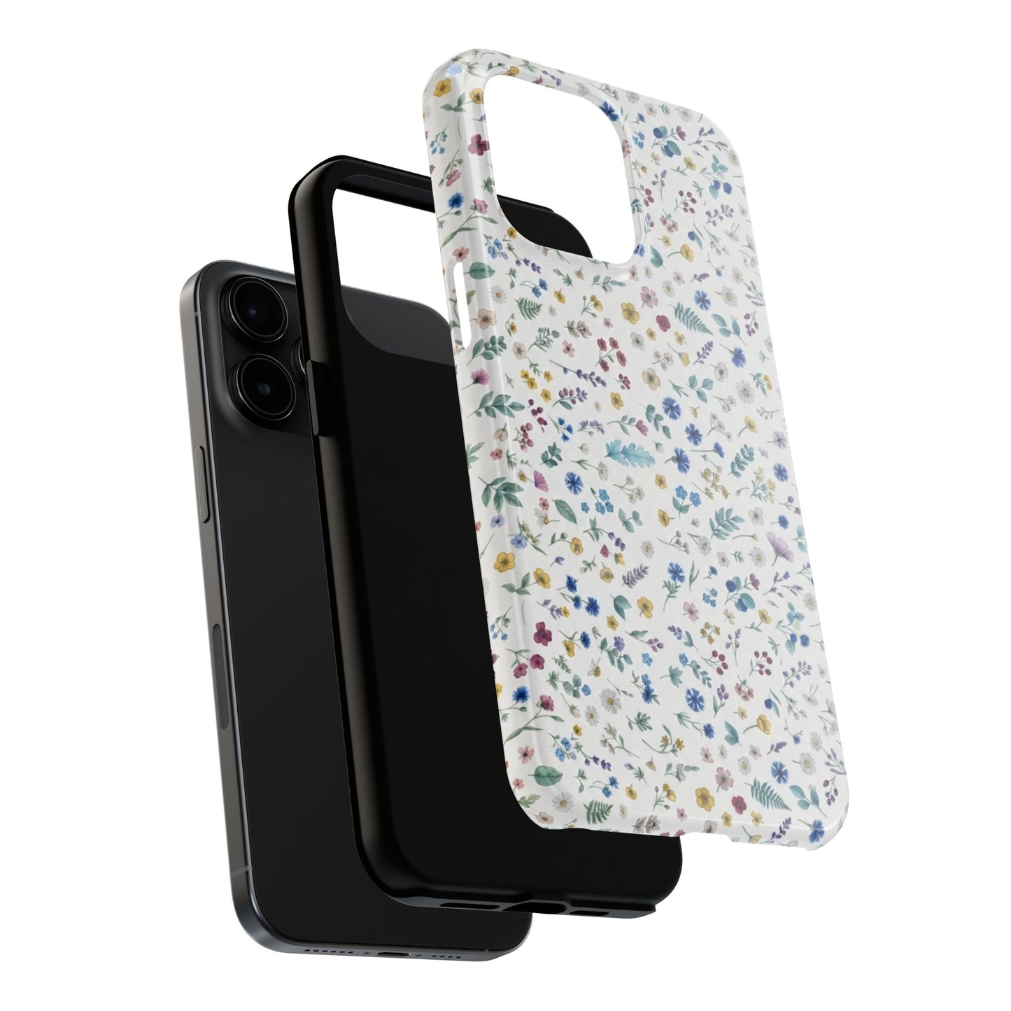 White Floral, Tough Phone Cases, Floral, Fall