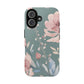 Green Fall floral Tough Phone Cases