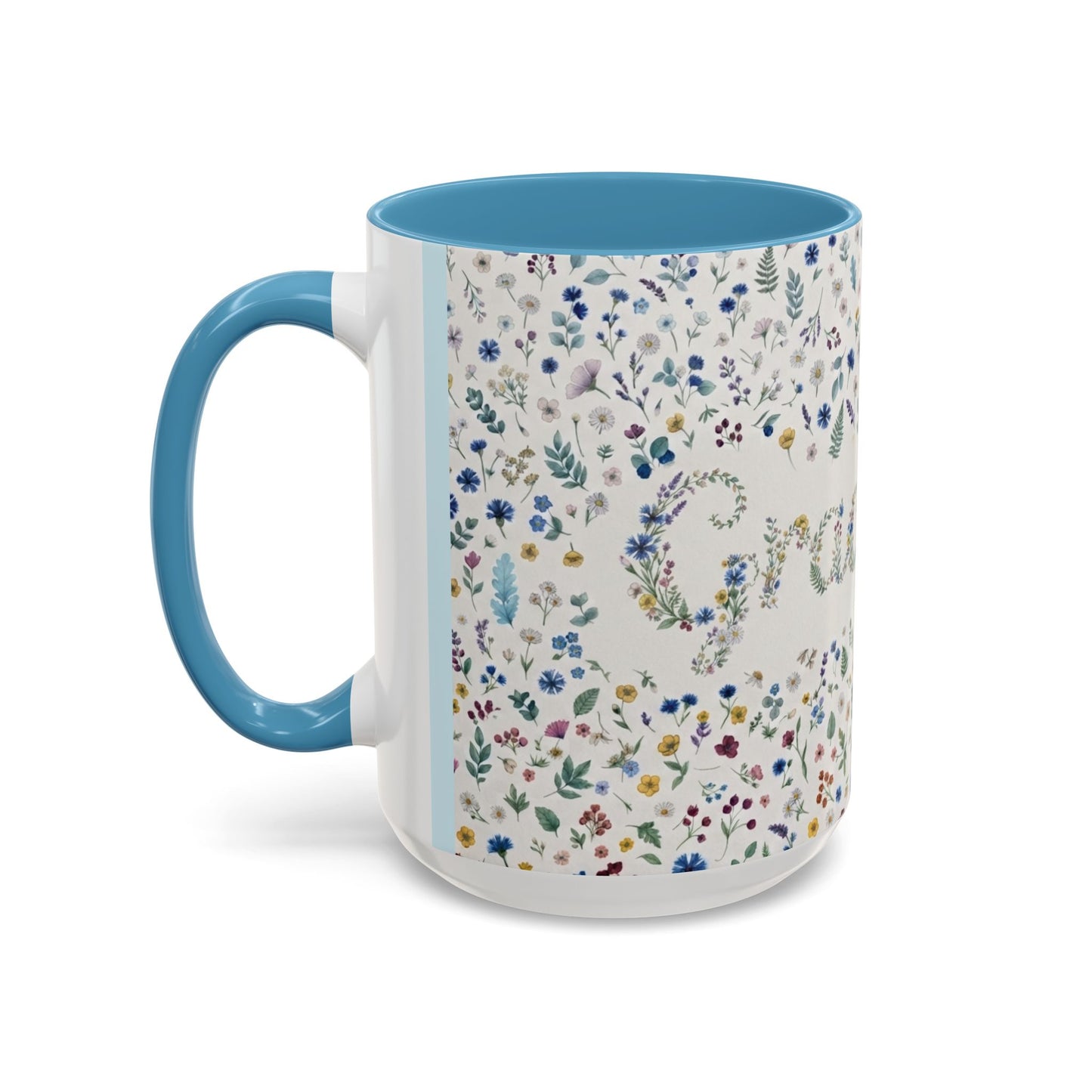 Grace Led Floral, Faith, Coffee Mug (11, 15oz)