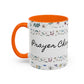 Prayer Changes Everything Accent Coffee Mug (11, 15oz)