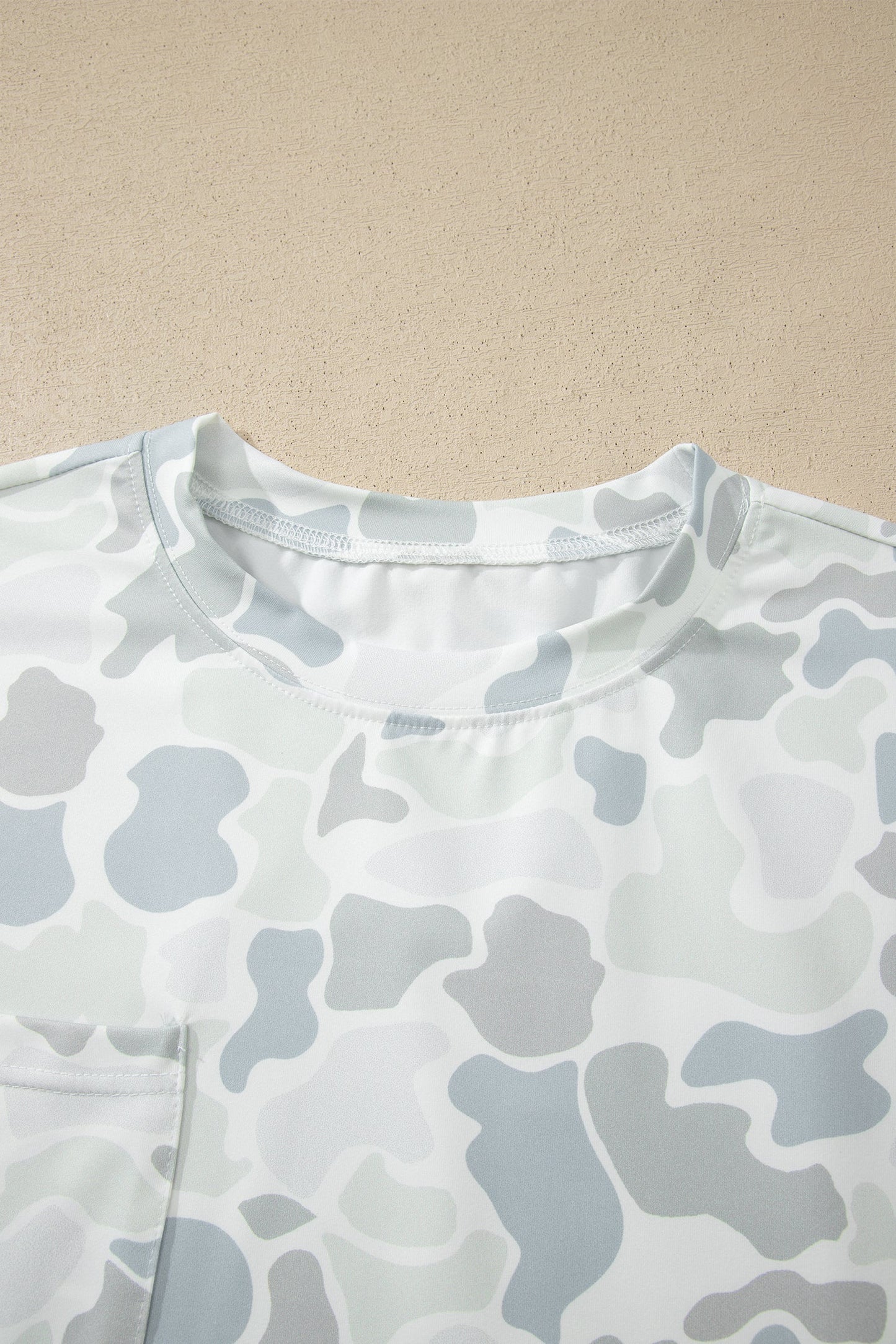 Camo Short Sleeve Tee & Drawstring Short Set