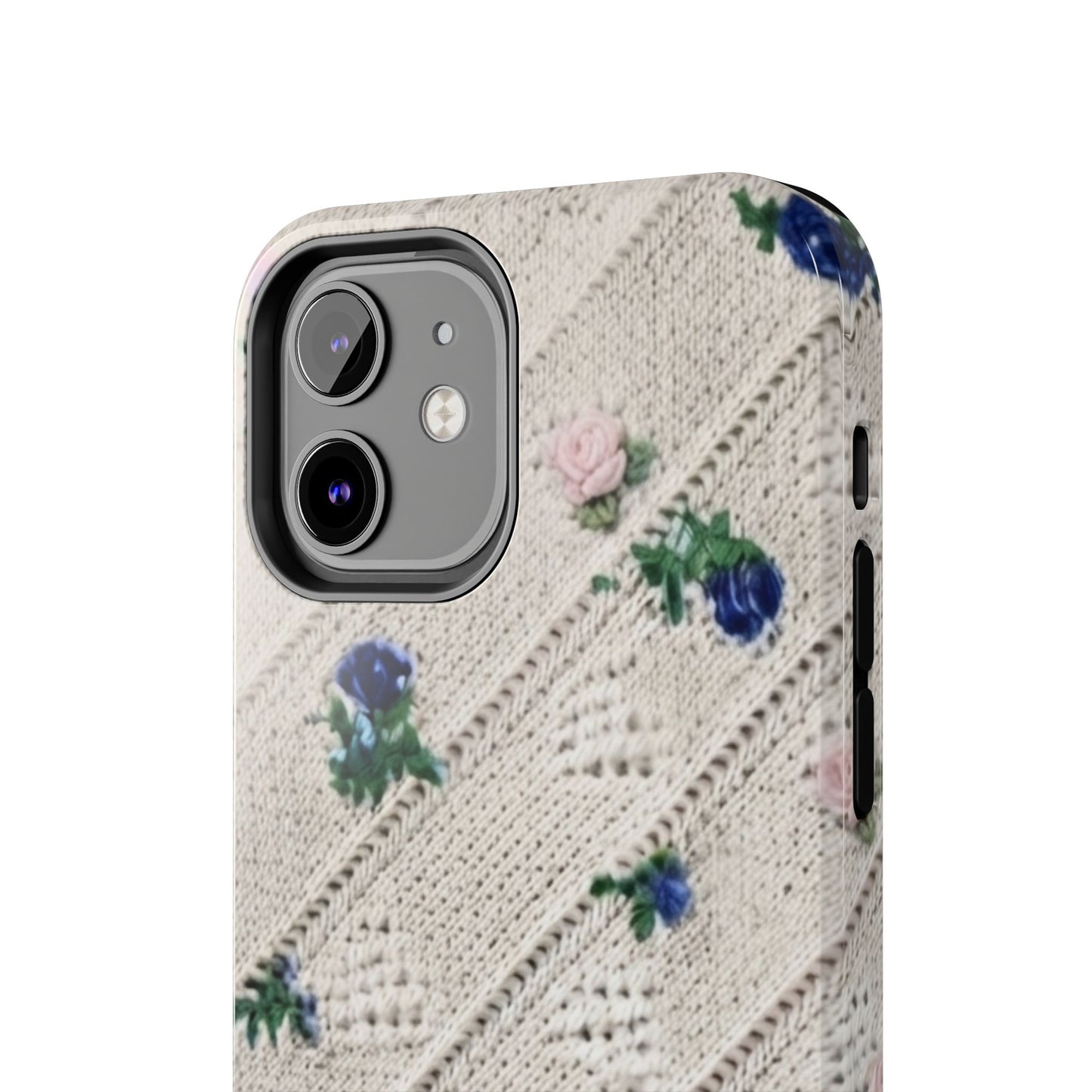 Tough Phone Cases, Fabric Like, Grandmillenial, Floral