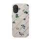 Tough Phone Cases, Fabric Like, Grandmillenial, Floral