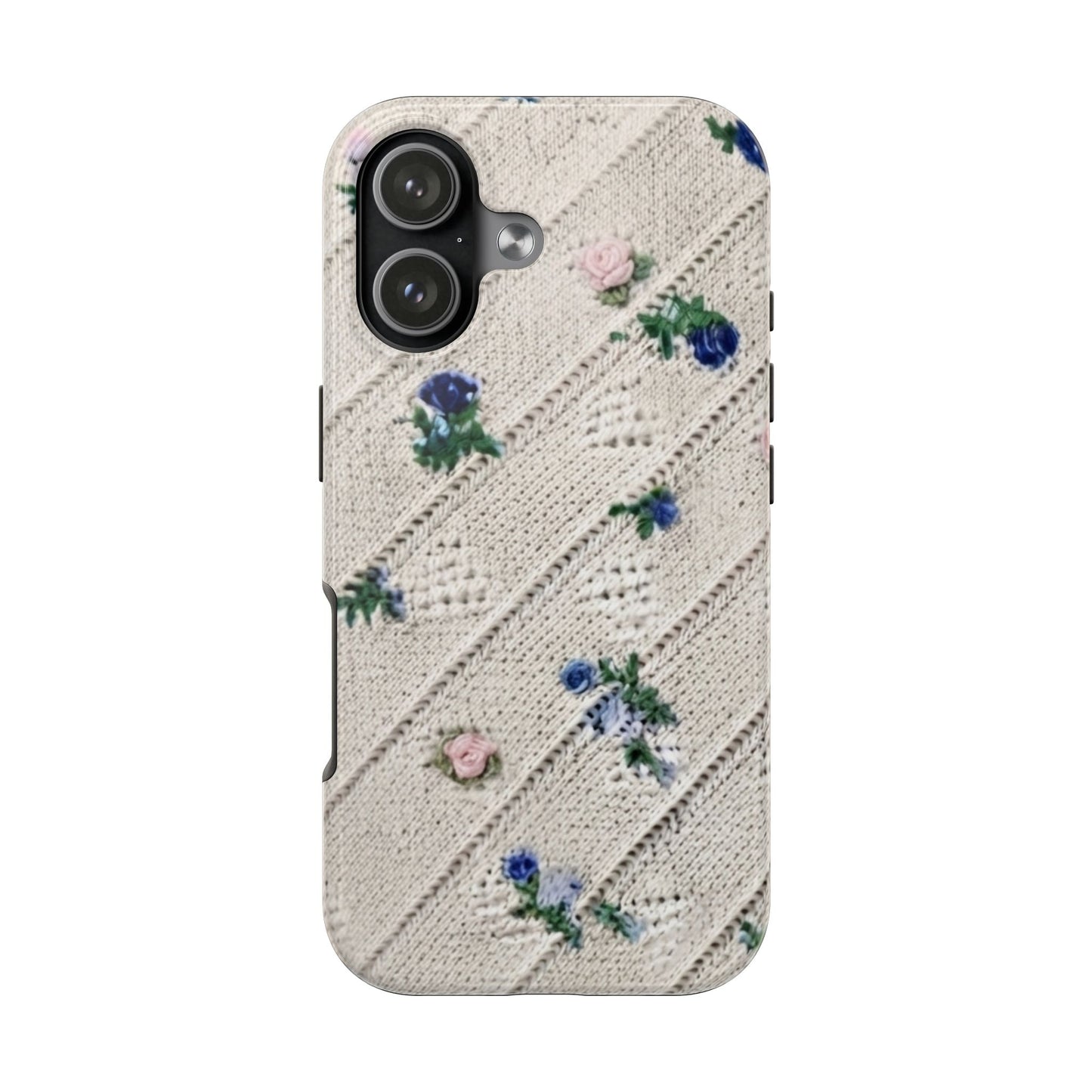 Tough Phone Cases, Fabric Like, Grandmillenial, Floral