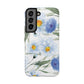 Blue Floral Tough Phone Cases