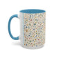 Fall Floral, Yellow Accent Coffee Mug (11, 15oz)