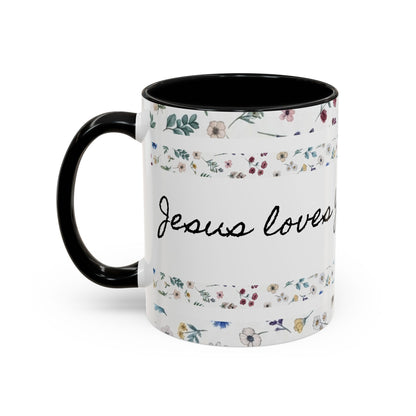 Jesus Loves You, That's all-Accent Coffee Mug (11, 15oz)