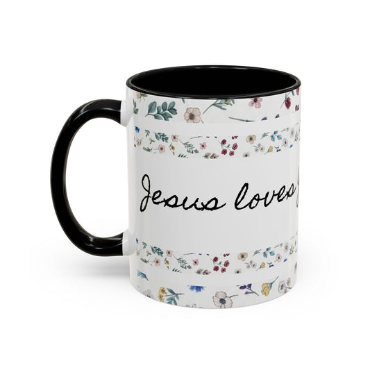 Jesus Loves You, That's all-Accent Coffee Mug (11, 15oz)