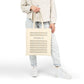 Let me Grow Lord, Canvas Tote Bag, Floral, Faith Simple