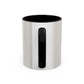 Simple Coffee & Jesus Type of Morning, Faith Accent Coffee Mug (11, 15oz)
