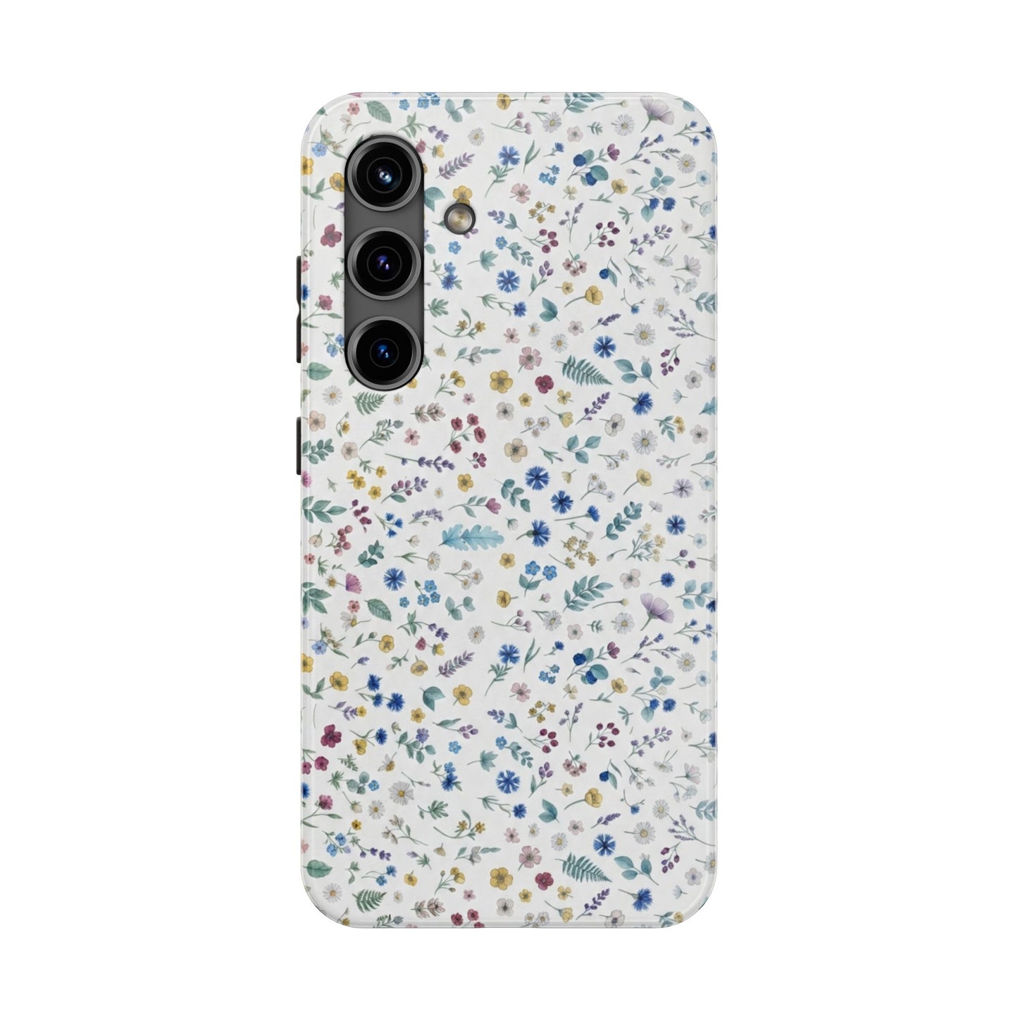 White Floral, Tough Phone Cases, Floral, Fall