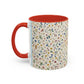 Fall Floral, Yellow Accent Coffee Mug (11, 15oz)