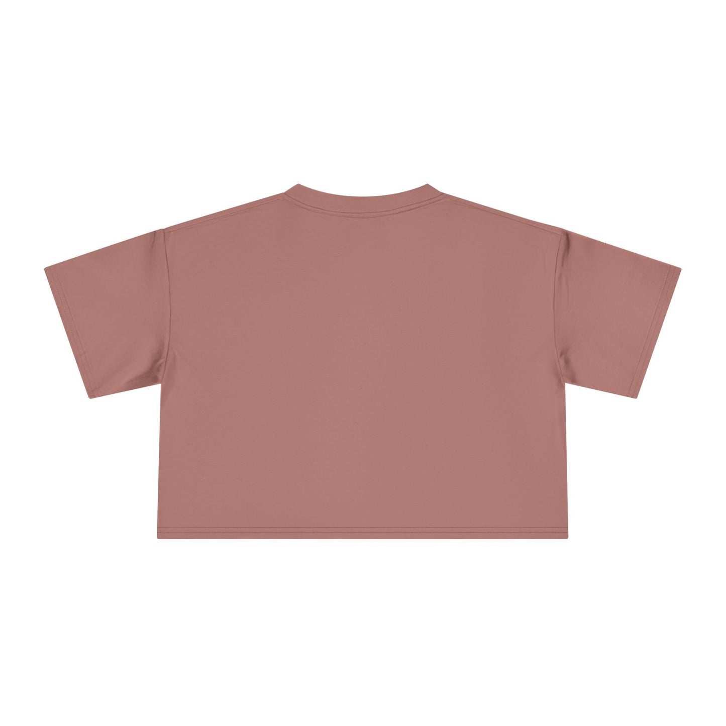 Crop Tee — "Its Just Earth" Minimal Faith Graphic (Romans 12:2)