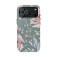 Green Fall floral Tough Phone Cases