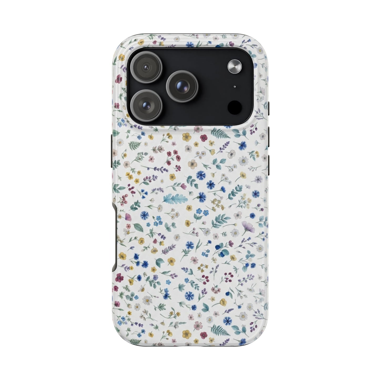 White Floral, Tough Phone Cases, Floral, Fall