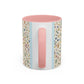 Fall Floral, Yellow Accent Coffee Mug (11, 15oz)