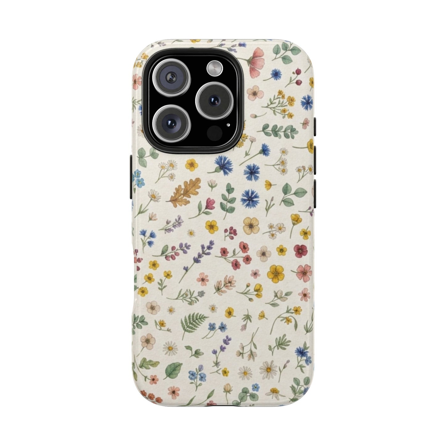 Yellow Floral, Fall/Autumn, Tough Phone Cases