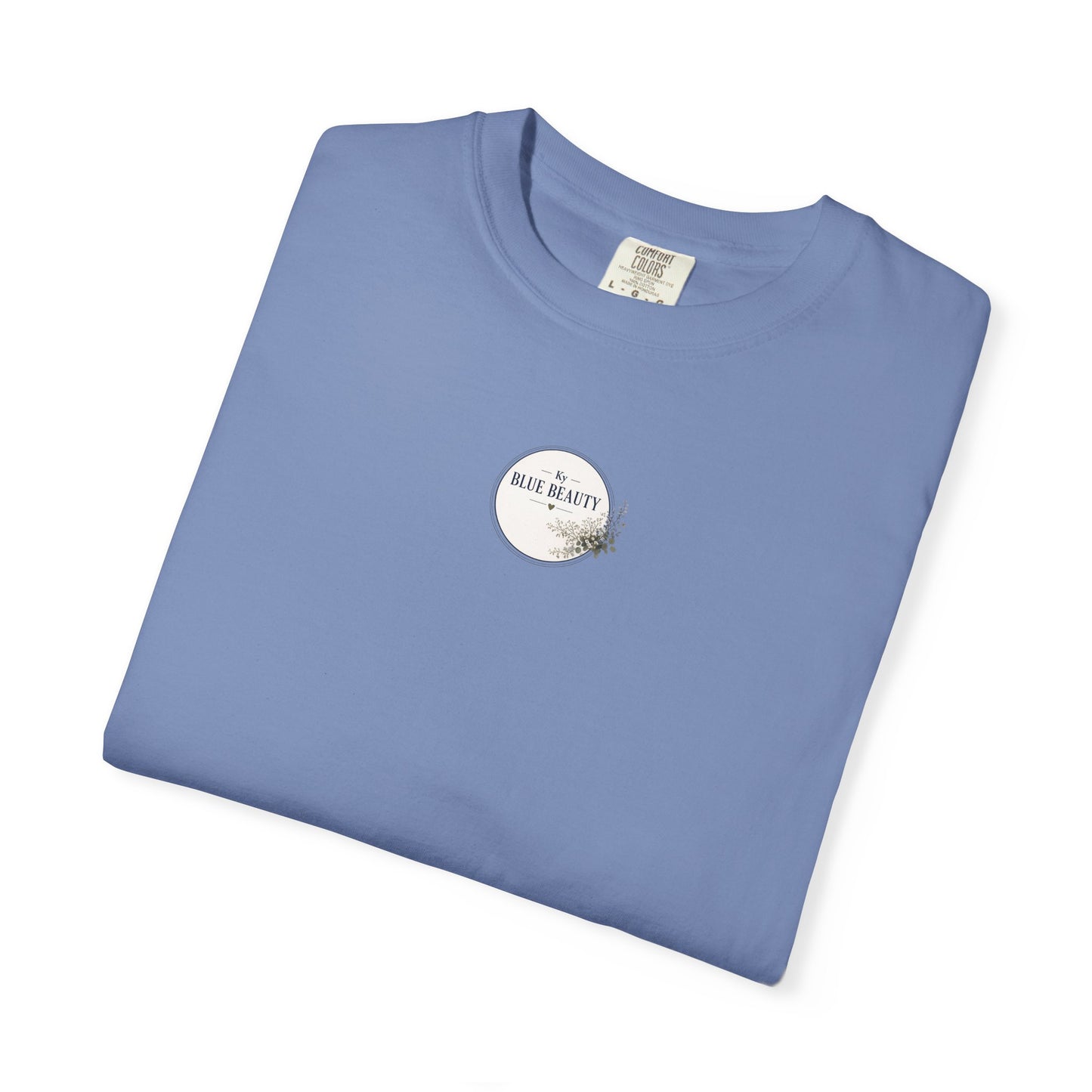T-Shirt — 'Ky Blue Beauty' Vintage Botanical Tee