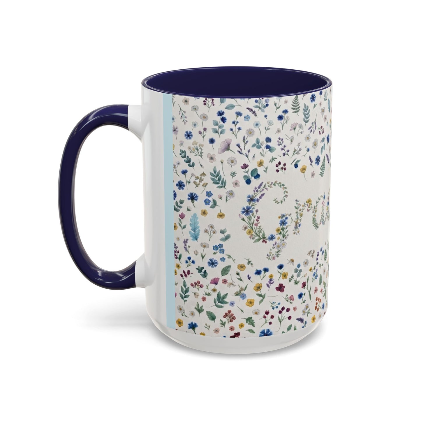 Grace Led Floral, Faith, Coffee Mug (11, 15oz)